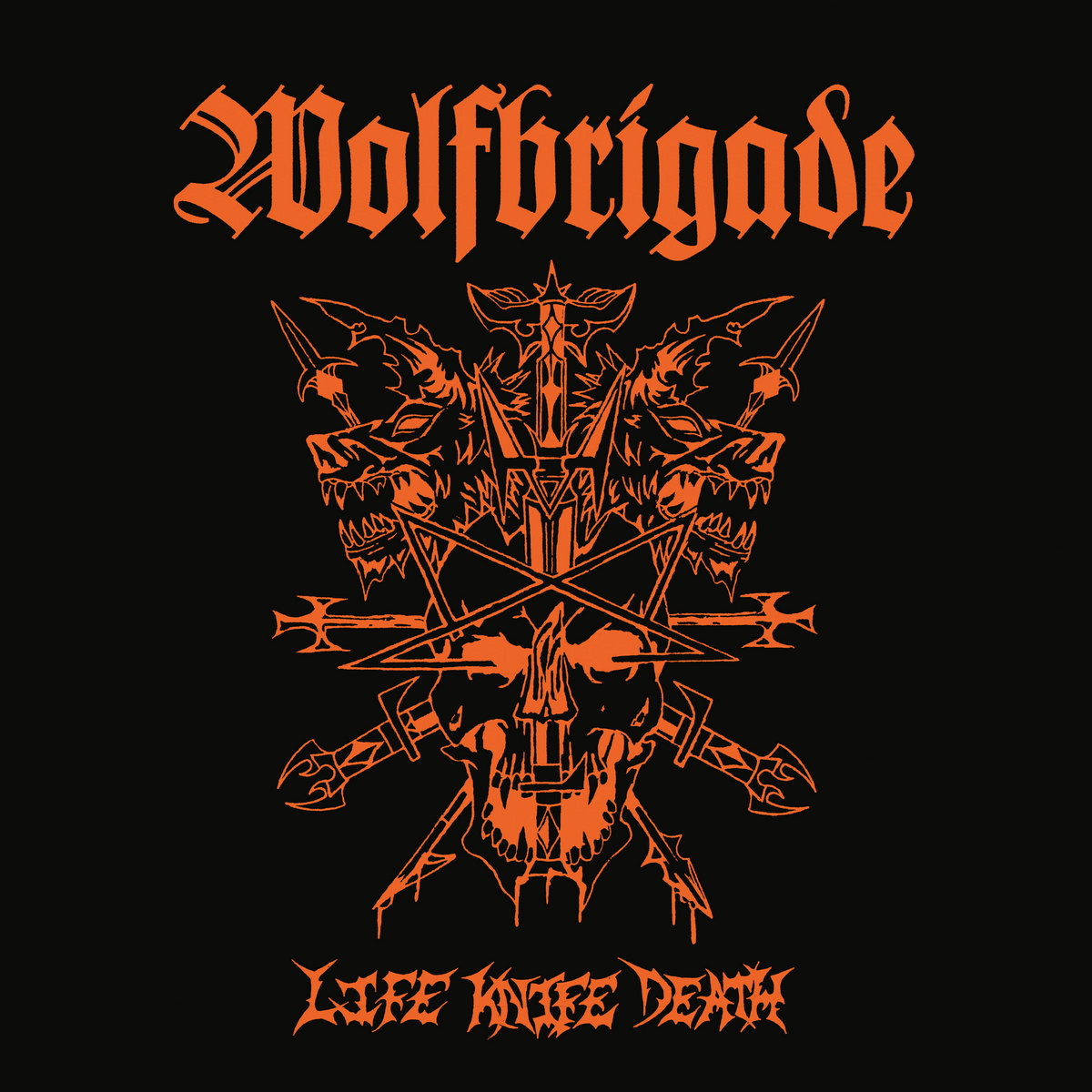 Wolfbrigade - Life Knife Death LP (Dark Grey Marbled Vinyl - ltd. 500)
