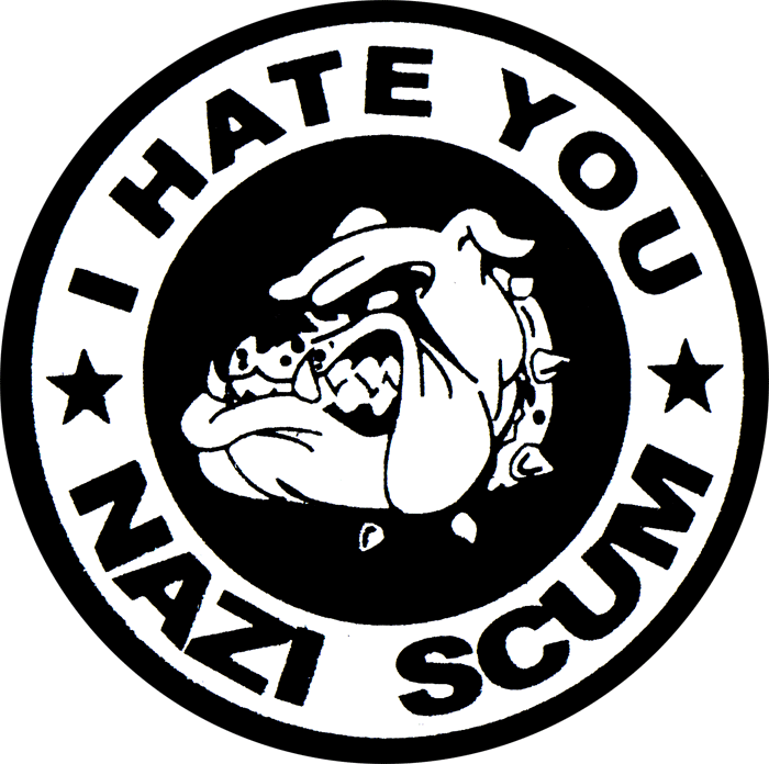 I Hate You Nazi Scum - Button
