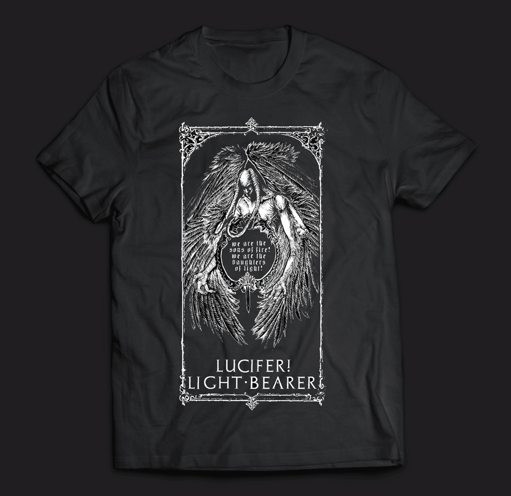 Light Bearer - Lucifer Shirt (black and white shirts)
